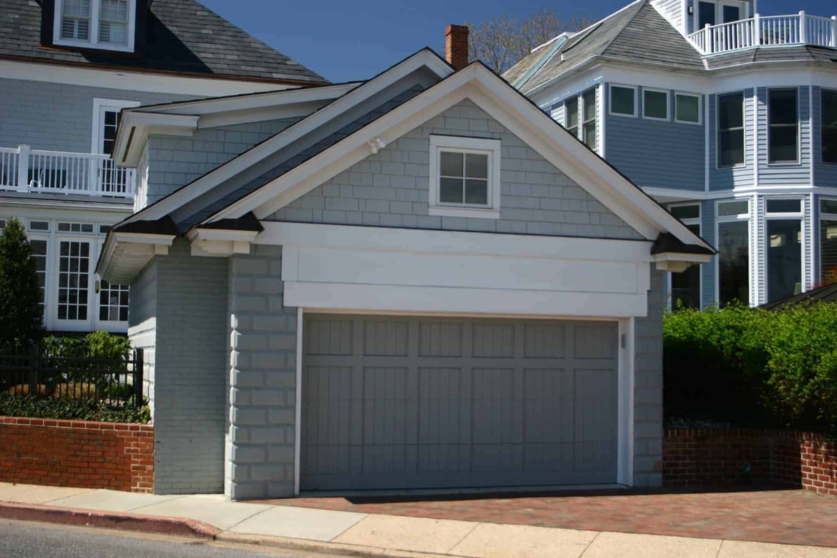 Custom-built garage by Villa Builders in Central Maryland